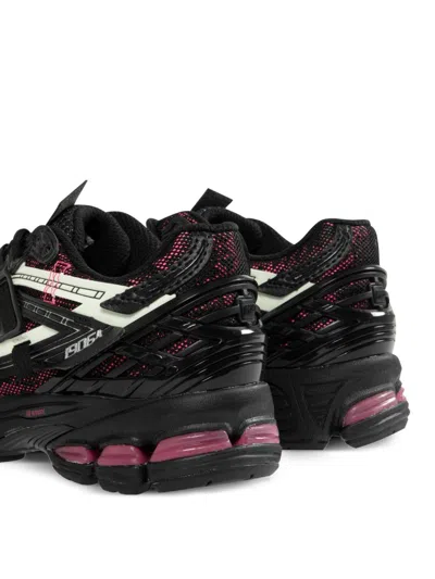New Balance Mesh Panel Sneakers Rubber Outsole In Black