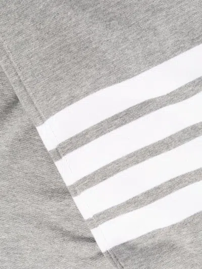 Thom Browne 4bar Cotton Sweatpants In Gray