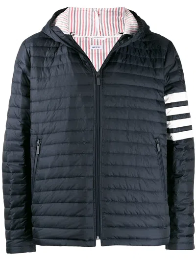 Thom Browne 4-bar Stripe Padded Jacket In Blue