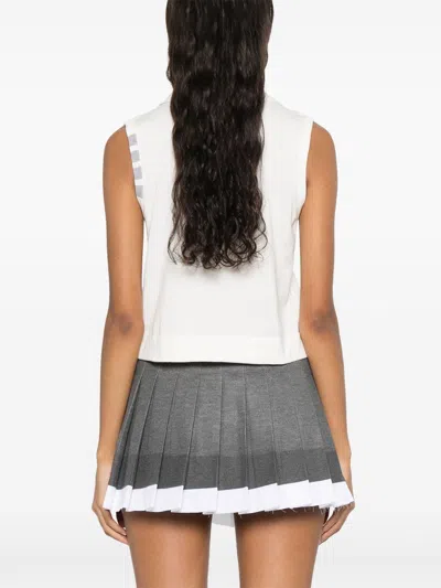 Thom Browne 4bar Cotton Top In White