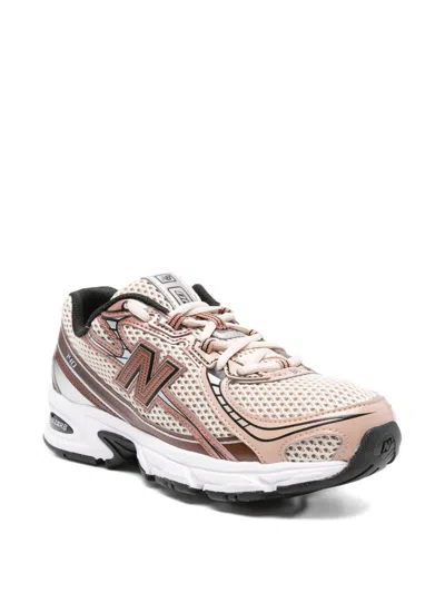 New Balance Mesh Panel Rubber Sole Sneakers In Multi