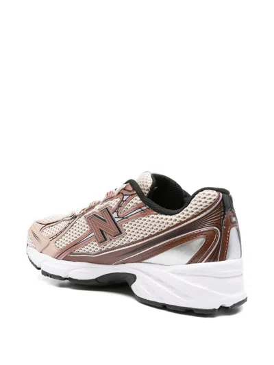 New Balance Mesh Panel Rubber Sole Sneakers In Multi