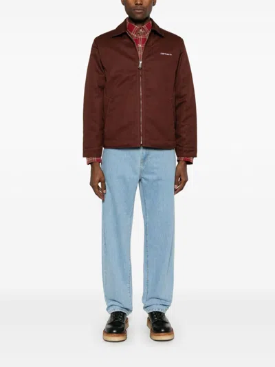 Carhartt Light Blue Aaron Regular Fit Denim Jeans In Blue