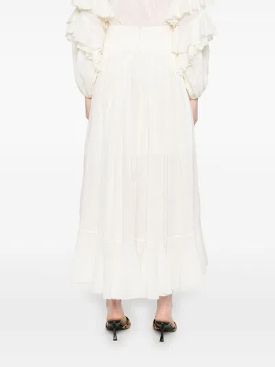 Zimmermann Acacia Cotton Maxi Skirt In Black