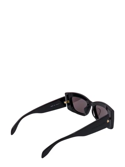 Alexander Mcqueen Acetate Sunglasses In Black