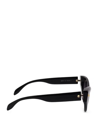 Alexander Mcqueen Cat Eye-frame Recycled Acetate Sunglasses In Black