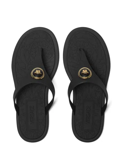 Versace Alia Rubber Thong Sandals