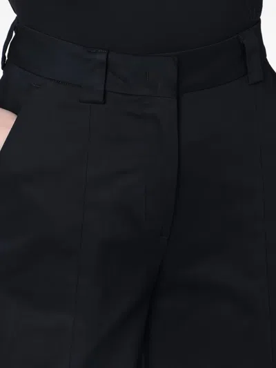 The Latest Thelatest Wide Black Alma Trousers In Black