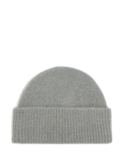 Ami Alexandre Mattiussi Heart Friend Knitted Beanie With Folded Brim