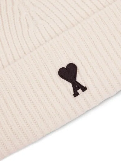 Ami Alexandre Mattiussi Ami De Coeur Wool Beanie