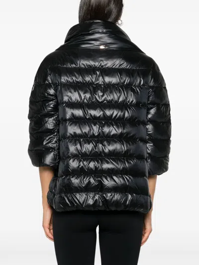 Herno Aminta Nylon Cape In Black