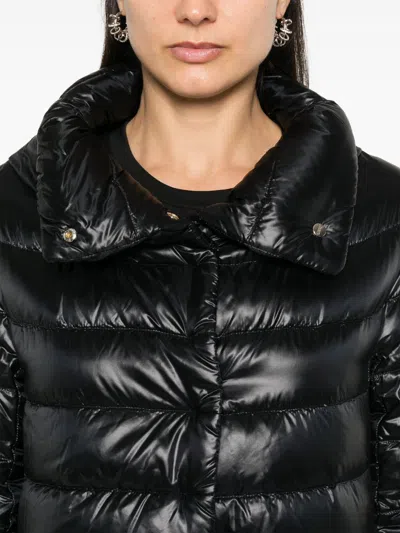 Herno Aminta Nylon Cape In Black