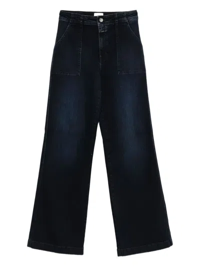 Closed Aria Denim Cotton Jeans In Blue