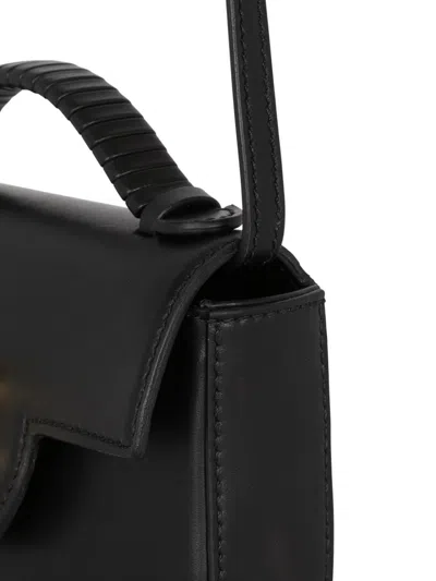 Balmain B-buzz 17 Mini Leather Shoulder Bag In Multi