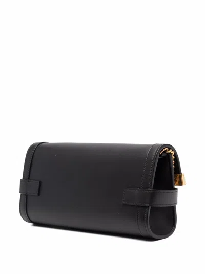 Balmain Women B-buzz 23 Leather Shoulder Bag