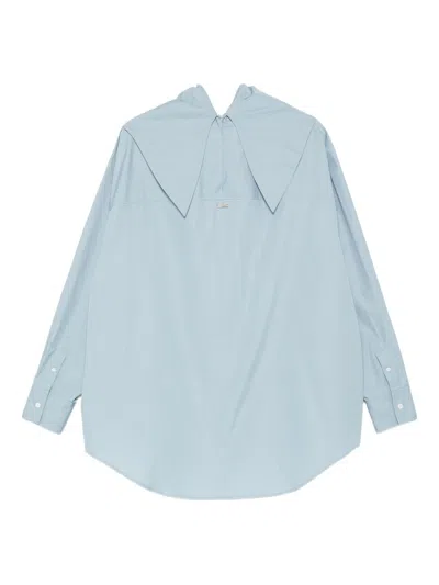 Ami Alexandre Mattiussi Ami Paris Women Bandana Cotton Shirt In Blue