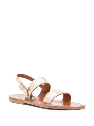Kjacques K Jacques St Tropez Barigoule Leather Flat Sandals