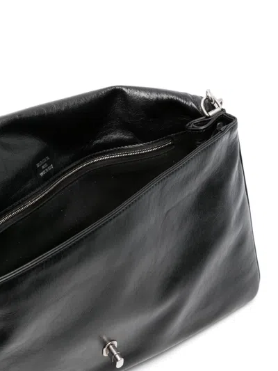 Balenciaga Bb Soft Large Leather Handbag In Black