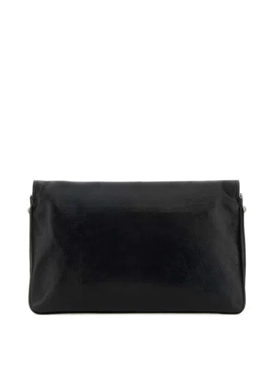 Balenciaga Bb Soft Large Leather Handbag In Black