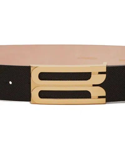Victoria Beckham Jumbo Frame Leather Belt