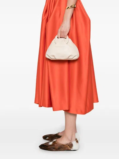 Hereu Bombon Supple Handbag In Polished Leather In Multi