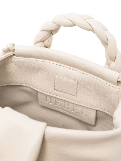 Hereu Bombon Supple Handbag In Polished Leather In Multi