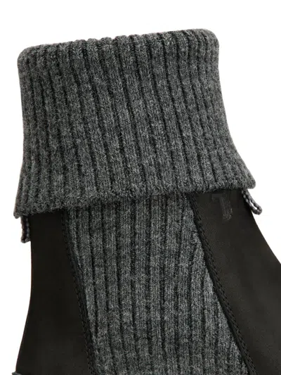 Tod's Boots Blacks And Greys