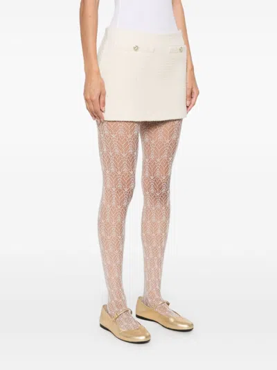 Gucci Bouclé Mini Skirt In Multi