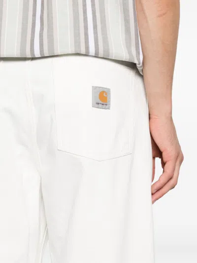Carhartt Wip Pre Brandon Denim Jeans In White