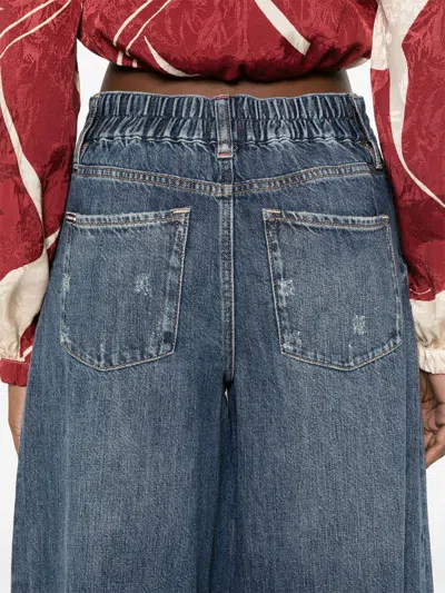 Alice And Olivia Branson Denim Cotton Jeans