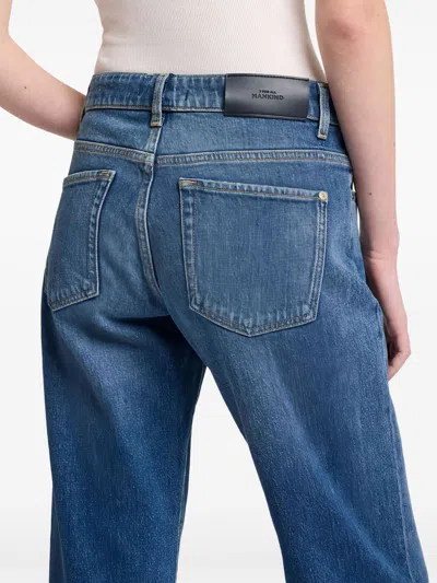Seven Classic Straight-leg Jeans With Timeless Faded Wash In Blue