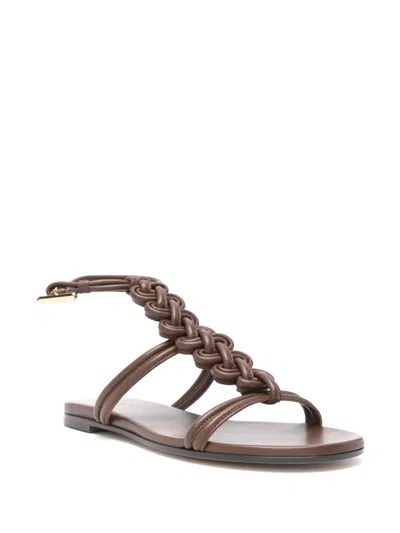 Gianvito Rossi Capua Leather Sandals