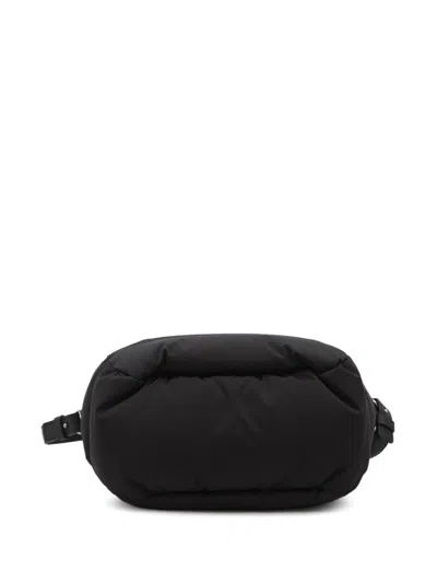 Moncler Borsa A Mano Caradoc Mini In Tessuto Nero Donna
