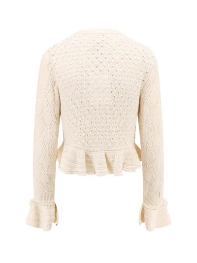 Chloé Cardigan With Rouches In Multi