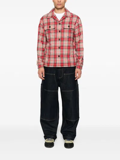 Emporio Armani Cargo Denim Jeans In Black