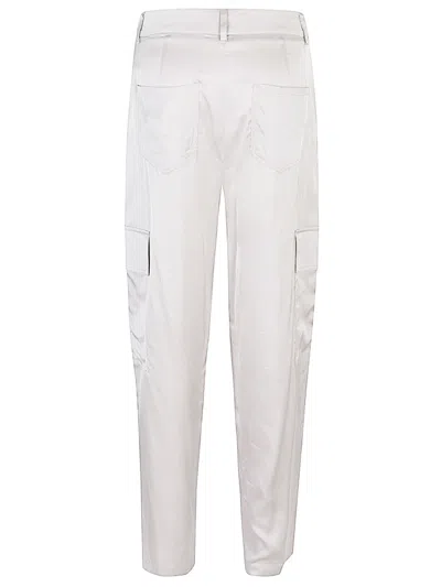 Via Masini 80 Cargo-pocket Trousers In Gray