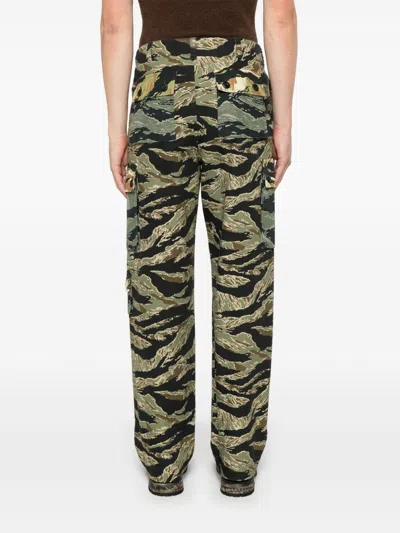 Givenchy Multicolour Cotton Trousers In Multi