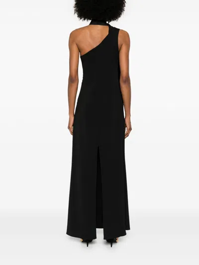 Taller Marmo Fringe Detail One-shoulder Maxi Dress In Multi
