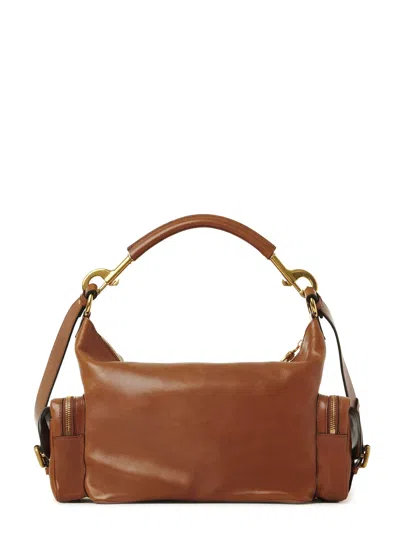 Chloé Carry Shiny Buffalo Leather Shoulder Bag