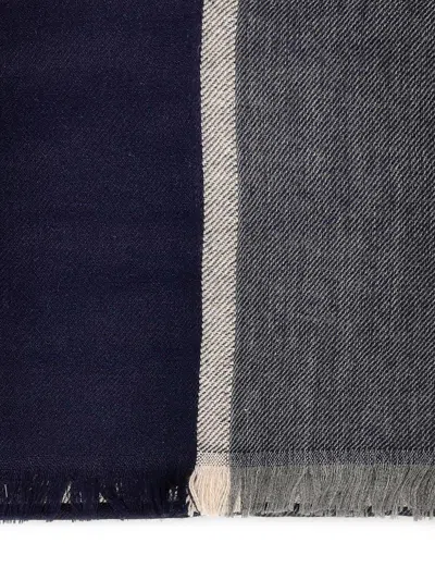 Brunello Cucinelli Men Cashmere And Silk Scarf In Multi