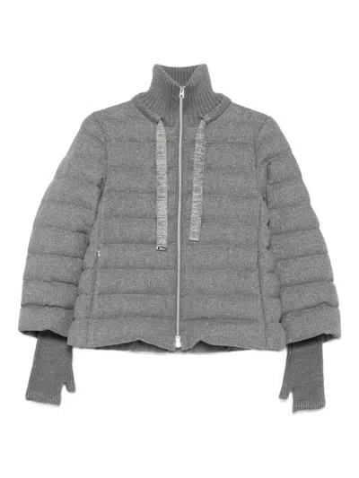 Herno Cashmere And Wool Padded Jacket