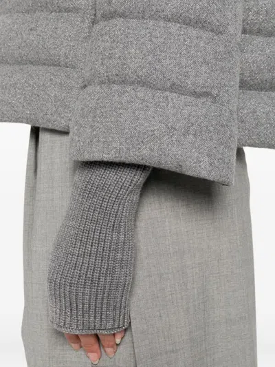 Herno Cashmere And Wool Padded Jacket