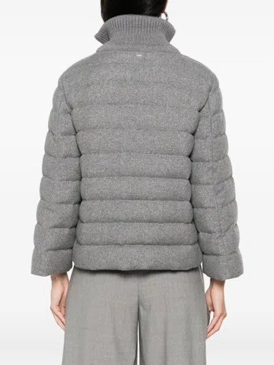 Herno Cashmere And Wool Padded Jacket