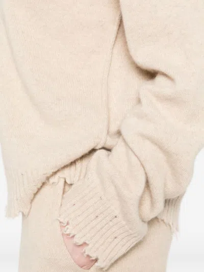 Uma Wang Cashmere Crewneck Jumper In Neutral