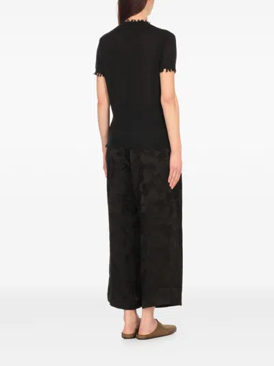 Uma Wang Sleeveless Cashmere Sweater Ripped Edges In Multi