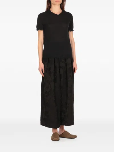 Uma Wang Sleeveless Cashmere Sweater Ripped Edges In Multi