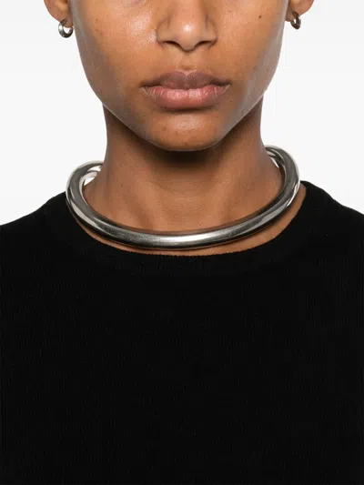 Soft Goat Cashmere Crewneck Top In Black
