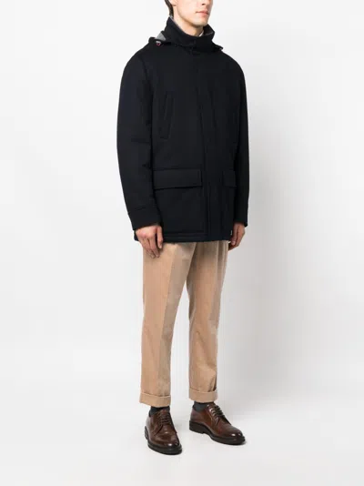 Brunello Cucinelli Men Cashmere Parka Coat In Black