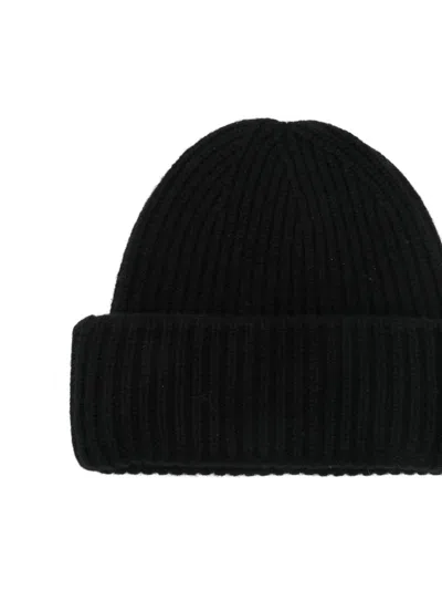 Soft Goat Cashmere Ribbed Beanie