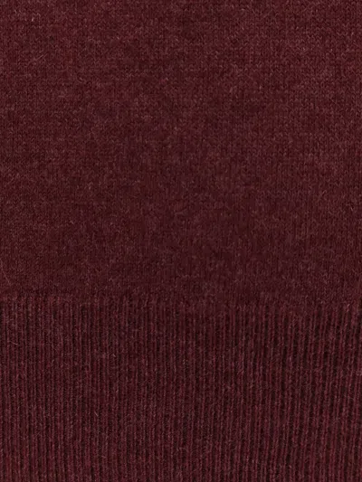 Brunello Cucinelli Cashmere Sweater In Burgundy